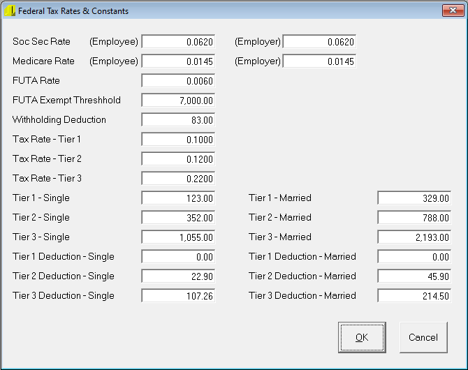 Payroll screenshot